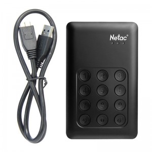 按键加密移动硬盘1TB 2TB安全便携usb3.0极速传输 硬盘